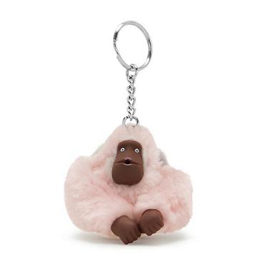 Kipling Mom And Baby Klasik Monkey Keychain Aksesuar Pembe | TR 1272MQ